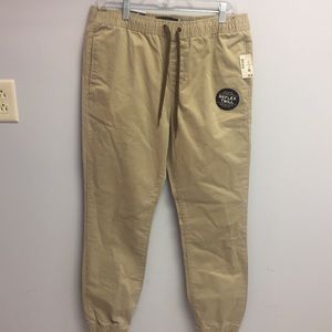 Aeropostale Mens M khaki jogger with tags
